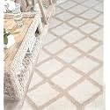 Naze Modern Export Quality Micro Fiber Shaggy Carpet, Runner for Hall, Room, Guest Room, Bedroom etcColor-Ivory N Beige Size2x4 feet (60x120 cm)