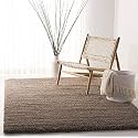 Naze Modern Export Quality Micro Fiber Shaggy Carpet, Runner for Hall, Room, Guest Room, Bedroom etcColor-Mouse Size 4x6 feet(123x185 cm)