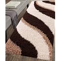 Naze Modern Export Quality Micro Fiber Shaggy Carpet, Runner for Hall, Room, Guest Room, Bedroom etcColor-. Multi Color Size 5x7 feet(152x215 cm)
