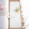 Naze Modern Export Quality Micro Fiber Shaggy Carpet, Runner for Hall, Room, Guest Room, Bedroom etcColor-Ivory Size 6x9 feet(185x275 cm)