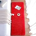 Naze Modern Export Quality Micro Fiber Shaggy Carpet, Runner for Hall, Room, Guest Room, Bedroom etcColor-Red Size 2x6 feet(60x185 cm)