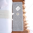Naze Modern Export Quality Micro Fiber Shaggy Carpet, Runner for Hall, Room, Guest Room, Bedroom etcColor-Silver Size 2x5 feet(60x155 cm)