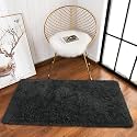 Naze Modern Export Quality Micro Fiber Shaggy Carpet, Runner for Hall, Room, Guest Room, Bedroom etcColor-Dark Grey Size 2x6 feet(60x185 cm)