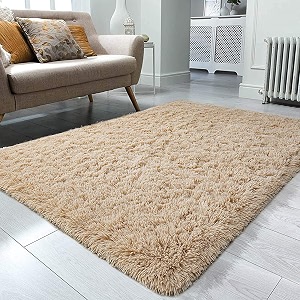 Naze Modern Geometric Area Rug Shag Texture