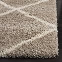Naze Modern Geometric Area Rug Shag Texture