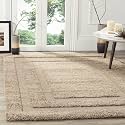 Naze Modern Geometric Area Rug Shag Texture