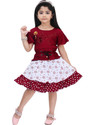 Nazrana Girls MidiKnee Length Casual Dress
