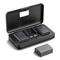 NB-2L/2LH (1200mA) Camera Battery Multifunctional Charger Set (Including Two Batteries) Compatible with Canon EOS 350D 400D S30/40/45/50/60/70/80 MVX45i/40i/30i/35i G7 G9200i M830l M880i DC330