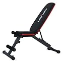NB LEEWAY LF82 Adjustable Gym Bench for Home Workout | Heavy-Duty 400lb Foldable Fitness Equipment | Incline, Decline &amp; Flat Chest Press | Multipurpose Bench for Full Body Strength Training