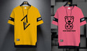 NB NICKY BOY Graphic Print Men Round Neck Yellow T-Shirt