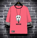 NB NICKY BOY Graphic Print Men Round Neck Pink T-Shirt