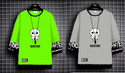 NB NICKY BOY Graphic Print Men Round Neck Light Green, Grey T-Shirt