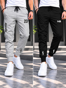 NB NICKY BOY Men Printed Grey Black