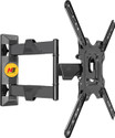 NB North Bayou NB - North Bayou P4 Full Motion Cantilever Wall Mount for 32” to 55” LED TV Stand Base (Furniture Accessories, Iron)