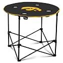 NCAA Iowa Hawkeyes Round Tailgating Table