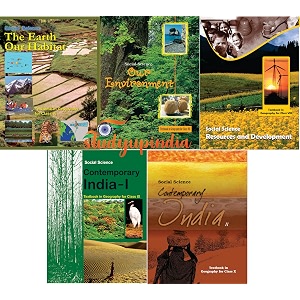 ncert  class - 6 to 10 book set  social science - history  political  geography  upsc 2022 edition