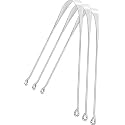 NCO Medical Grade Stainless Steel Tongue cleaner, Professional Eliminate Bad Breath, Help Your Oral Hygiene: 3 Pcs