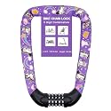 NDakter Bike Lock, 5 Digit Combination Heavy Duty Anti Theft Bicycle Chain Lock, 2.62/3.2/4.27/5/6Ft Long, High Security Resettable, Suitable for Bike, Scooter, Door, Gate, Fence-4/6mm Thick