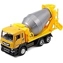 NDAS INTERNATIONAL Big Size Musical Cement Concrete Mixer Toy Truck for Kids with Movable Mixer Drum and Colorful Light Effects &amp; Sound (Cement Mixer)