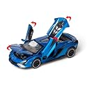 Ndas International - Exclusive Alloy Metal Pull Back Die-cast Car Lamborgini Squadra Corse Diecast Metal Pullback Toy car with Openable Doors &amp; Light, Music Boys Toys for Kids