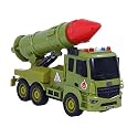 Ndas International Military Truck Toy - Missile Launcher Friction Power Army Truck Toy with Light &amp; Sound for 3+ Years Kids, Boys &amp; Girls