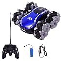 NDAS INTERNATIONAL Plastic Rechargeable High Speed Drift Plastic Stunt Car RC Off Road Crawler Racing Vehicle Toy with LED Lights &amp; Universal Wheel for Kids