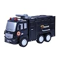Ndas International Police Truck Friction Power with Lights&amp;Sounds Swat Transport Vehicle Push&amp;Go Pretend Play Toy Cop Van Great Gift for Children Boys Girls Toddlers,Blue