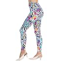 Ndoobiy Printed Leggings Basic Workout Yoga Pants