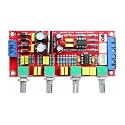 NE5532 Audio Preamplifier Bass Treble Sound Tone Control Board with Extension Cord 20cm for DIY Amplifier(Only Board)