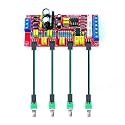 NE5532 Audio Preamplifier Bass Treble Sound Tone Control Board with Extension Cord 20cm for DIY Amplifier(Board with Line)
