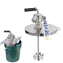 NEAES'X 5 Gallon Pail Mixer with Lid, All 304 Stainless Steel Wetted Parts