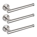 NearMoon Hand Towel Holder/Towel Ring, Thicken Stainless Steel Hand Towel Bar for Bathroom, Rustproof Wall Mounted Towel Rack, Contemporary Style Bath Accessories, 9 Inch (3 Pack, Brushed Nickel)
