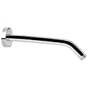 NearMoon Shower Arm with Flange, Made of 304 Stainless Steel Shower Extension Extender Pipe, Wall-Mounted for Fixed Bathroom Showerhead, Never Rust (12 Inch, Chrome Finish)