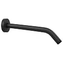 NearMoon Shower Arm with Flange, Made of 304 Stainless Steel Shower Extension Extender Pipe, Wall-Mounted for Fixed Bathroom Showerhead, Never Rust (12 Inch, Matte Black)