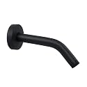 NearMoon Shower Arm with Flange, Made of 304 Stainless Steel Shower Extension Extender Pipe, Wall-Mounted for Fixed Bathroom Showerhead, Never Rust (6 Inch, Matte Black)