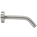 NearMoon Shower Arm with Flange, Made of 304 Stainless Steel Shower Extension Extender Pipe, Wall-Mounted for Fixed Bathroom Showerhead, Never Rust (10 Inch, Brushed Nickel)