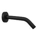 NearMoon Shower Arm with Flange, Made of 304 Stainless Steel Shower Extension Extender Pipe, Wall-Mounted for Fixed Bathroom Showerhead, Never Rust (8 Inch, Matte Black)
