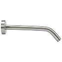 NearMoon Shower Arm with Flange, Made of 304 Stainless Steel Shower Extension Extender Pipe, Wall-Mounted for Fixed Bathroom Showerhead, Never Rust (12 Inch, Brushed Nickel)