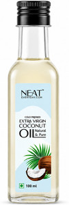 neat everyday cold pressed coconut oil  kacchi ghani kolhu extracted coconut oil 100 ml
