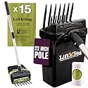 Neater Pet Brands Lift N' Bag Dog Pooper Scooper with 22" Pole, 15 Bags