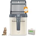 Neater Pet Brands Neater Scooper Standard Cat Litter Scoop, 15 Refill Bags – Mess-Free Cat Litter Scooper with Bag, Spill-Proof Kitty Box Sifter, Bin Doubles as Scoop Holder, For Single-Cat Households