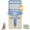 Neater Pet Brands Neater Scooper Standard Cat Litter Scoop, 15 Refill Bags – Mess-Free Cat Litter Scooper with Bag, Spill-Proof Kitty Box Sifter, Bin Doubles as Scoop Holder, For Single-Cat Households