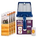 Neater Pet Brands Neater Scooper XL Cat Litter Scoop, 195 Refill Bags – Extra-Large Capacity Mess-Free Cat Litter Scooper with Bag for Large &amp; Multiple Cats, Spill-Proof Litter Box Scooper with Holder