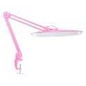 Neatfi XL 2200 Lumens 24W LED Desk Lamp – Shadow-Free Task Lighting | 4-Level Dimming | Home Office &amp; Crafts Use | 20-Inch Wide Head (Pink, Non-CCT with Clamp)