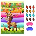 NEBURORA Pin The Tail on The Donkey Mexican Donkey Game