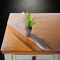 NECAUX Frosted PVC Table Cover Protector 20 x 44 Inch 1.5mm Thick