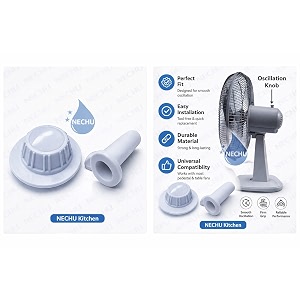 nechu fan blade lock nut amp oscillating knob  compatible table fans