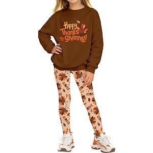 NECIOUS Girls Clothes 2 Piece Outfit Bow