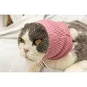 Neck Cowl for Cat, Cat Neck Scarf for Cats Anxiety Relief – Noise Canceling for Fireworks, Thunderstorms, Pet Grooming &amp; Force Drying(Pink S)