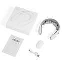 Neck Massager with Heat | Wireless EMS & TENS Electric Neck Massager for Cervical Pain | Rechargeable Massager with Adjustable Intensity | Lightweight for Home, Office & Travel